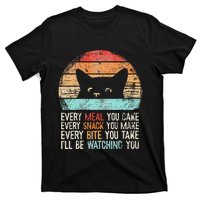 Funny Cat Retro Cat Owner Cat Humor Cat Lover Cat T-Shirt