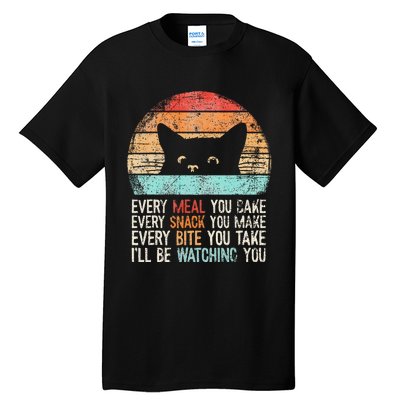 Funny Cat Retro Cat Owner Cat Humor Cat Lover Cat Tall T-Shirt