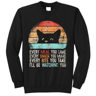 Funny Cat Retro Cat Owner Cat Humor Cat Lover Cat Tall Sweatshirt