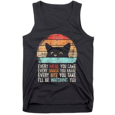 Funny Cat Retro Cat Owner Cat Humor Cat Lover Cat Tank Top