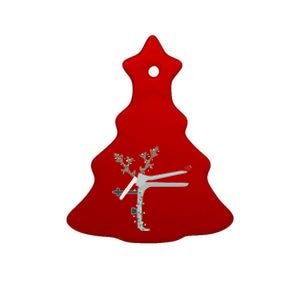 Funny Christmas Reindeer Speculum Nurse L&D Nursing Xmas Ceramic Tree Ornament