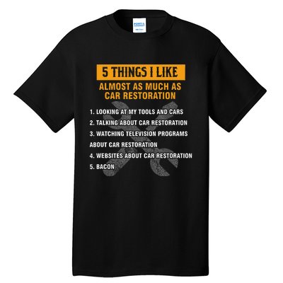 Funny Car Restoration Detailing Car Restorer Tall T-Shirt