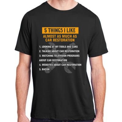 Funny Car Restoration Detailing Car Restorer Adult ChromaSoft Performance T-Shirt