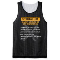 Funny Car Restoration Detailing Car Restorer Mesh Reversible Basketball Jersey Tank