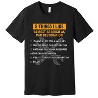 Funny Car Restoration Detailing Car Restorer Premium T-Shirt