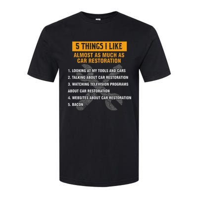 Funny Car Restoration Detailing Car Restorer Softstyle CVC T-Shirt