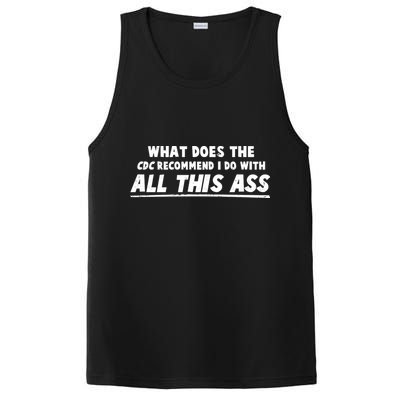 Funny CDC Recommend All This Ass PosiCharge Competitor Tank