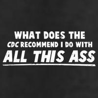 Funny CDC Recommend All This Ass Golf Towel