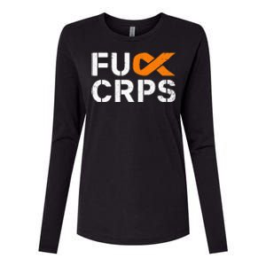 Fuck CRPS RSD Awareness Orange Ribbon Warrior Support Womens Cotton Relaxed Long Sleeve T-Shirt