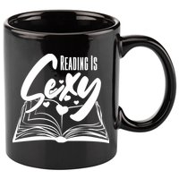 Funny Cute Reading Is Sexy Book Lover 11oz C Handle Ceramic Mug