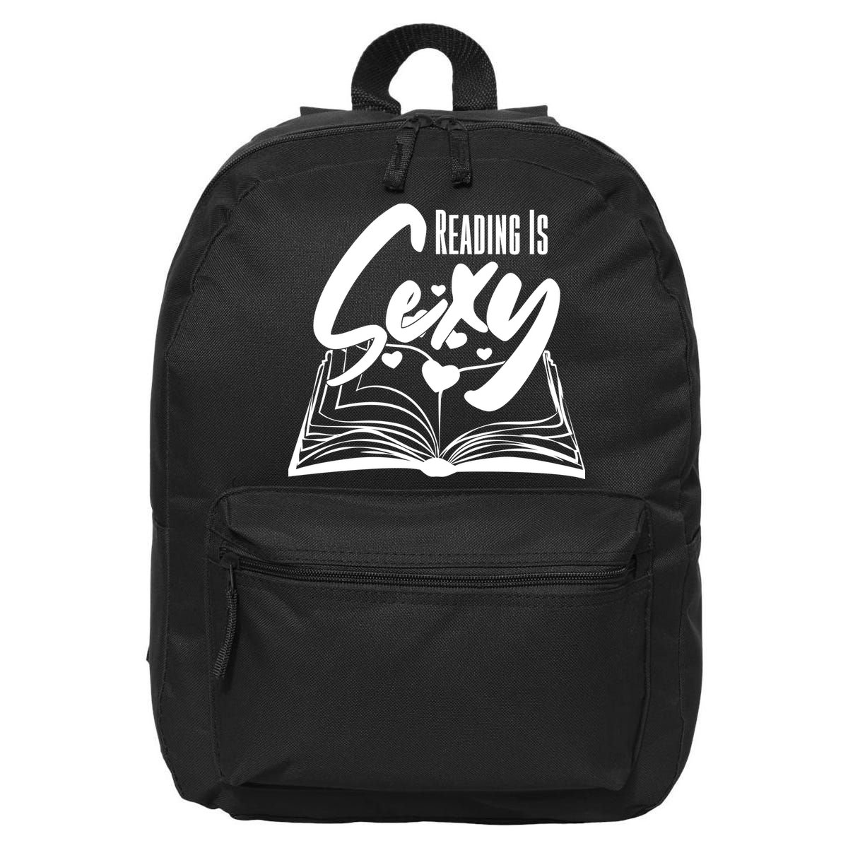 Funny Cute Reading Is Sexy Book Lover 16 in Basic Backpack