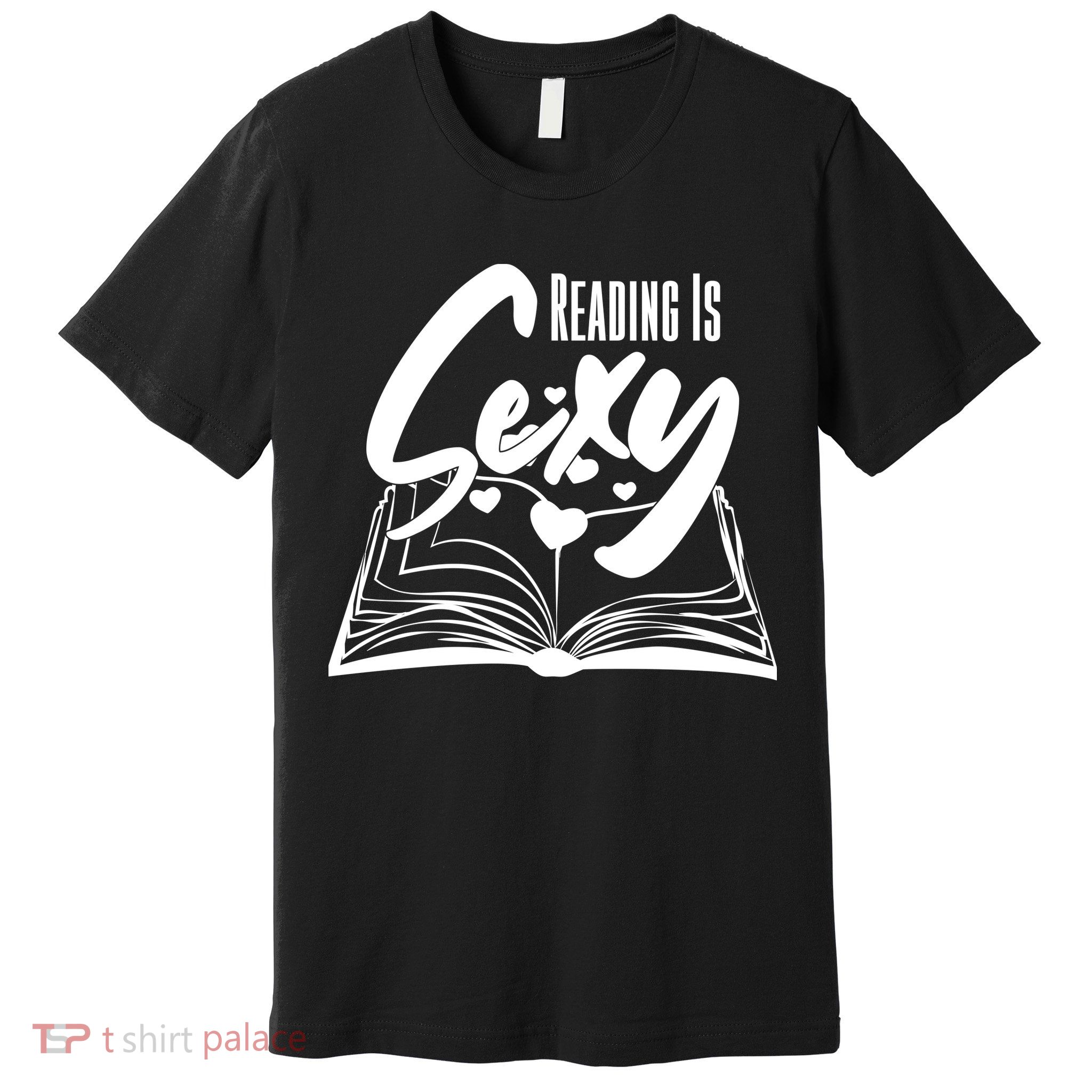 Funny Cute Reading Is Sexy Book Lover Premium T-Shirt