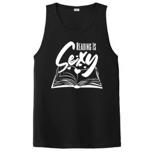 Funny Cute Reading Is Sexy Book Lover PosiCharge Competitor Tank