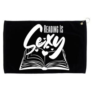 Funny Cute Reading Is Sexy Book Lover Grommeted Golf Towel