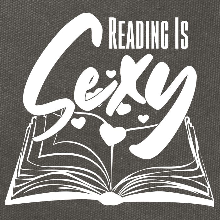 Funny Cute Reading Is Sexy Book Lover Cotton Canvas Backpack