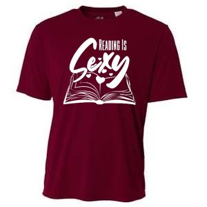 Funny Cute Reading Is Sexy Book Lover Cooling Performance Crew T-Shirt