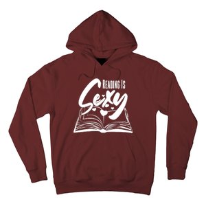 Funny Cute Reading Is Sexy Book Lover Hoodie