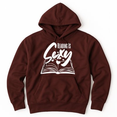 Funny Cute Reading Is Sexy Book Lover Hoodie