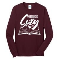 Funny Cute Reading Is Sexy Book Lover Tall Long Sleeve T-Shirt