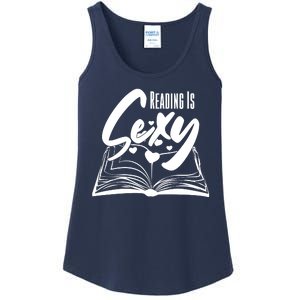 Funny Cute Reading Is Sexy Book Lover Ladies Essential Tank