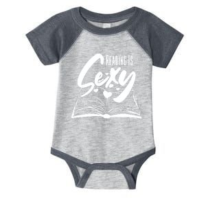 Funny Cute Reading Is Sexy Book Lover Infant Baby Jersey Bodysuit