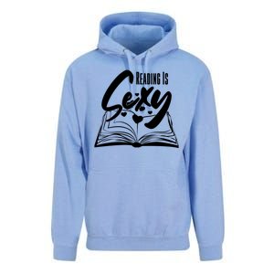 Funny Cute Reading Is Sexy Book Lover Unisex Surf Hoodie