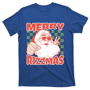 Funny Christmas Rizz Meme Merry Rizzmas For Trendy Great Gift T-Shirt