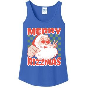 Funny Christmas Rizz Meme Merry Rizzmas For Trendy Great Gift Ladies Essential Tank