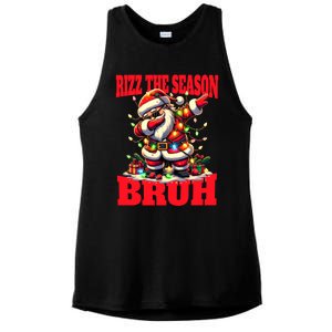 Funny Christmas Rizzmas Santa Xmas Rizz The Season Bruh Gift Ladies PosiCharge Tri-Blend Wicking Tank