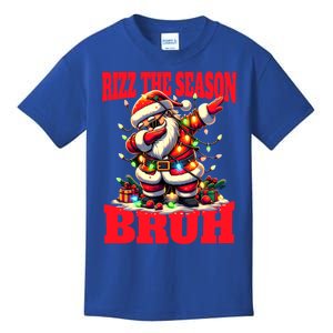 Funny Christmas Rizzmas Santa Xmas Rizz The Season Bruh Gift Kids T-Shirt