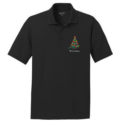 Funny Christmas Recycling Garbage Truck Lover Merry Trashmas Gift PosiCharge RacerMesh Polo