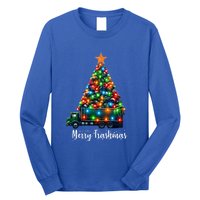 Funny Christmas Recycling Garbage Truck Lover Merry Trashmas Gift Long Sleeve Shirt