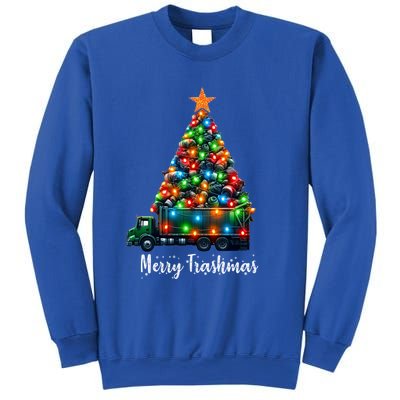 Funny Christmas Recycling Garbage Truck Lover Merry Trashmas Gift Sweatshirt