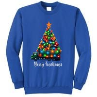 Funny Christmas Recycling Garbage Truck Lover Merry Trashmas Gift Tall Sweatshirt