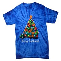 Funny Christmas Recycling Garbage Truck Lover Merry Trashmas Gift Tie-Dye T-Shirt