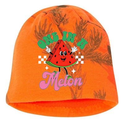 Funny Cute Retro Watermelon One In A Melon Summer Vacation Kati - Camo Knit Beanie