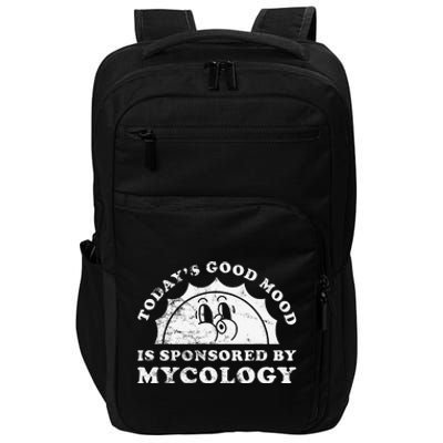 Funny Cute Retro Vintage Mycology Or Fungi Mushrooms Impact Tech Backpack