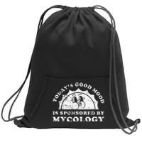 Funny Cute Retro Vintage Mycology Or Fungi Mushrooms Sweatshirt Cinch Pack Bag