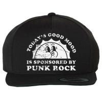 Funny Cute Retro Vintage Punk Rock Wool Snapback Cap