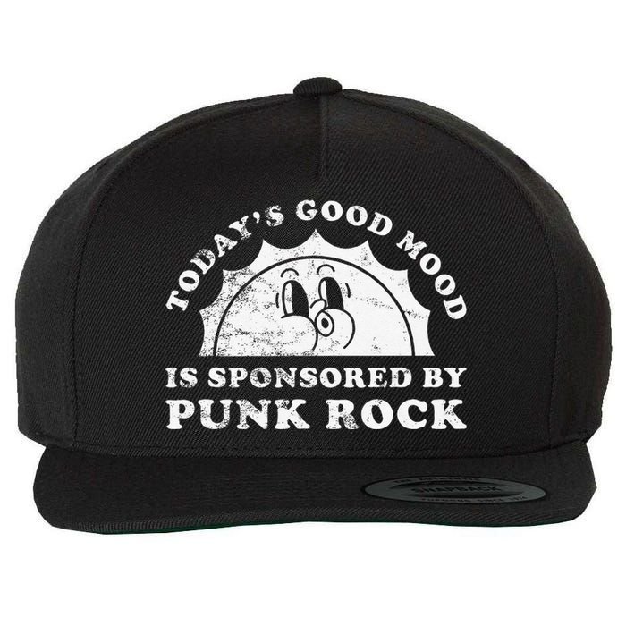 Funny Cute Retro Vintage Punk Rock Wool Snapback Cap