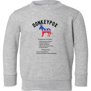 Funny Conservative Republican Donkeypox Toddler Sweatshirt