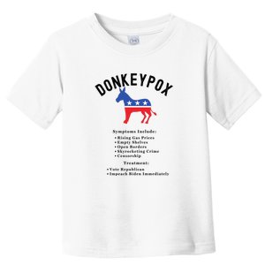 Funny Conservative Republican Donkeypox Toddler T-Shirt