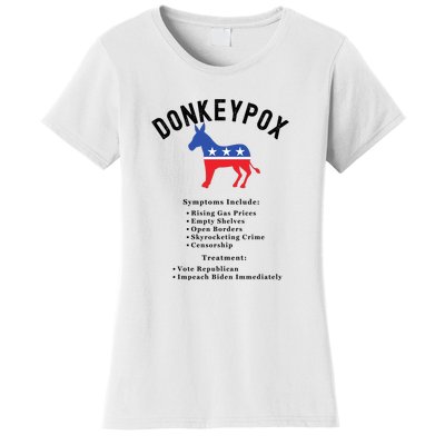 Funny Conservative Republican Donkeypox Women's T-Shirt