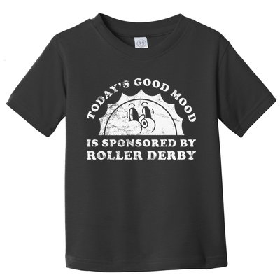 Funny Cute Retro Vintage Roller Derby Toddler T-Shirt