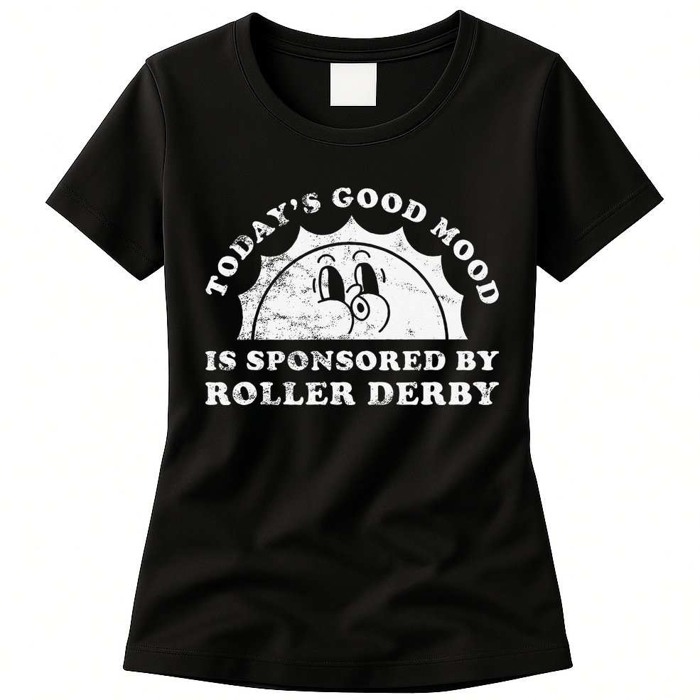 Funny Cute Retro Vintage Roller Derby Womens T-Shirt