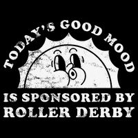 Funny Cute Retro Vintage Roller Derby Womens T-Shirt