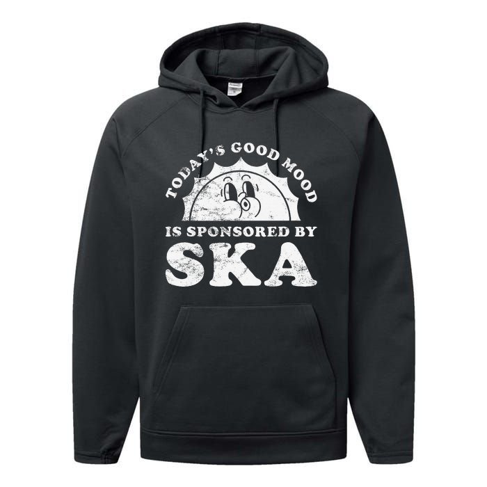 Funny Cute Retro Vintage Ska Music Performance Fleece Hoodie