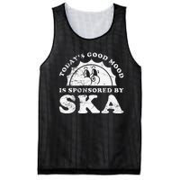 Funny Cute Retro Vintage Ska Music Mesh Reversible Basketball Jersey Tank