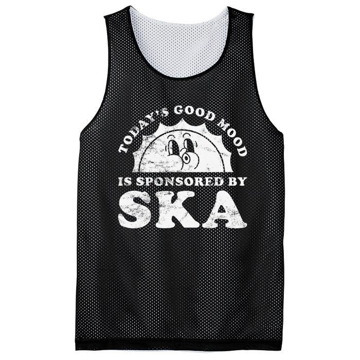 Funny Cute Retro Vintage Ska Music Mesh Reversible Basketball Jersey Tank