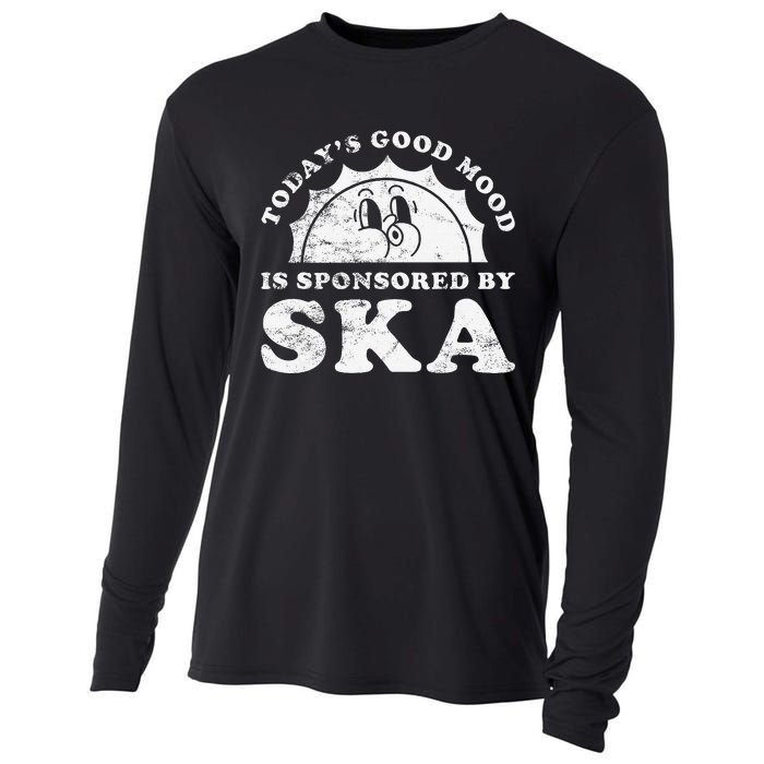 Funny Cute Retro Vintage Ska Music Cooling Performance Long Sleeve Crew